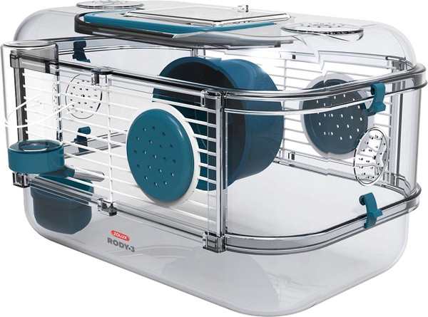 Изображение товара Клетка для грызунов Zolux Rody 3 Mini / 206013 (стальной синий)