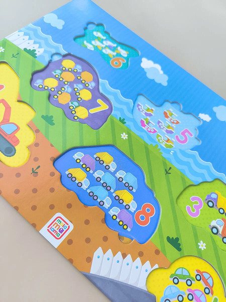 Изображение товара Развивающая игра Malamalama Пазлы на подложке. Машины (4655752645182)