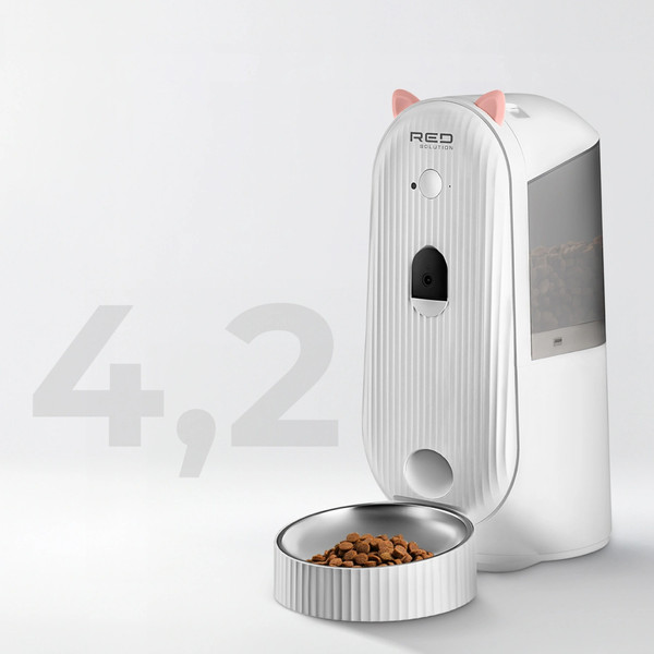 Изображение товара Кормушка автоматическая для животных RED solution С камерой 03CS