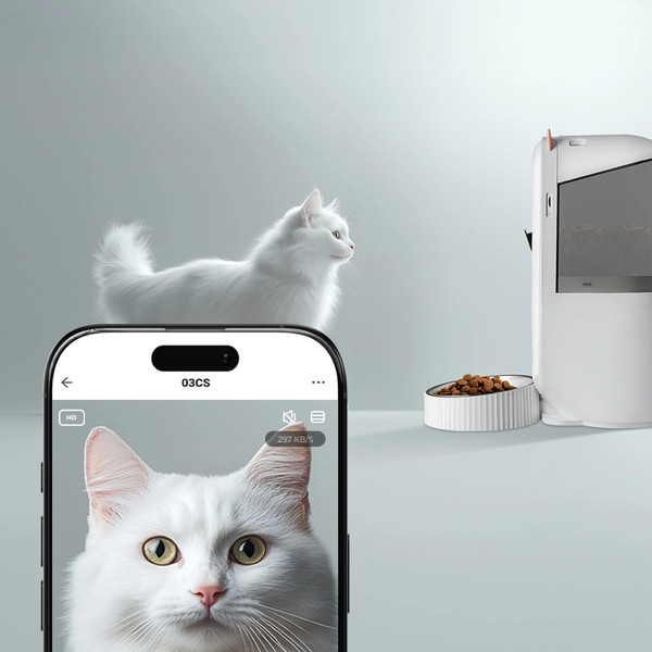 Изображение товара Кормушка автоматическая для животных RED solution С камерой 03CS