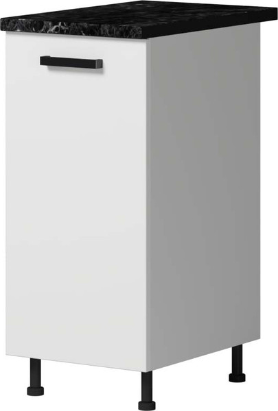 Изображение товара Шкаф-стол кухонный Genesis Мебель Алиса 12 400 (белый/белый)