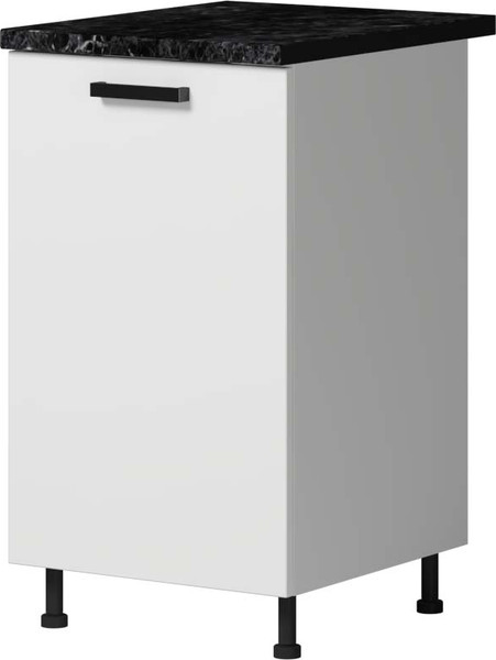 Изображение товара Шкаф-стол кухонный Genesis Мебель Алиса 12 500 (белый/белый)