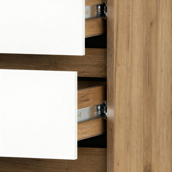 Изображение товара Комод Mio Tesoro Некст 1 5 ящиков (дуб золотой/белый)