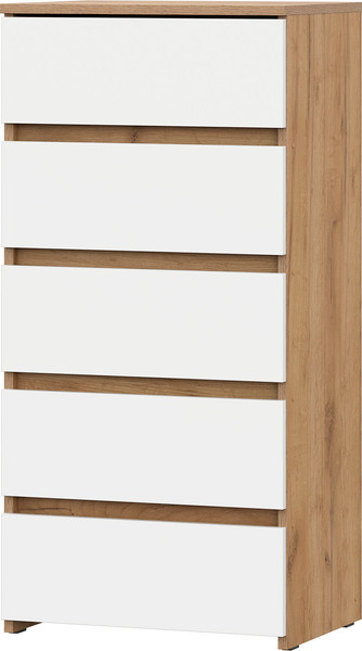 Изображение товара Комод Mio Tesoro Некст 1 5 ящиков (дуб золотой/белый)