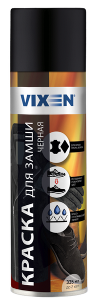 Изображение товара Краска Vixen Для замши VX90025 (335мл, черный)