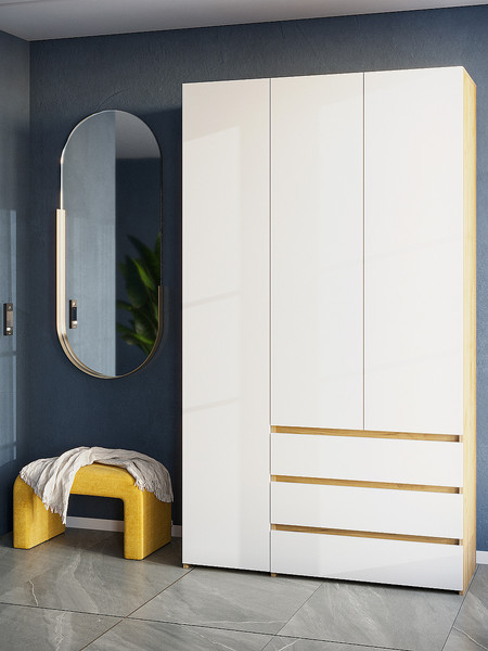 Изображение товара Шкаф Mio Tesoro Некст 1 3-х створчатый (дуб золотой/белый)