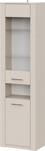 Изображение товара Шкаф-пенал с витриной NN мебель Калипсо (меланж)