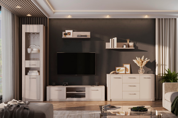 Изображение товара Тумба NN мебель Калипсо Для телевидеоаппаратуры 1.6м (меланж)