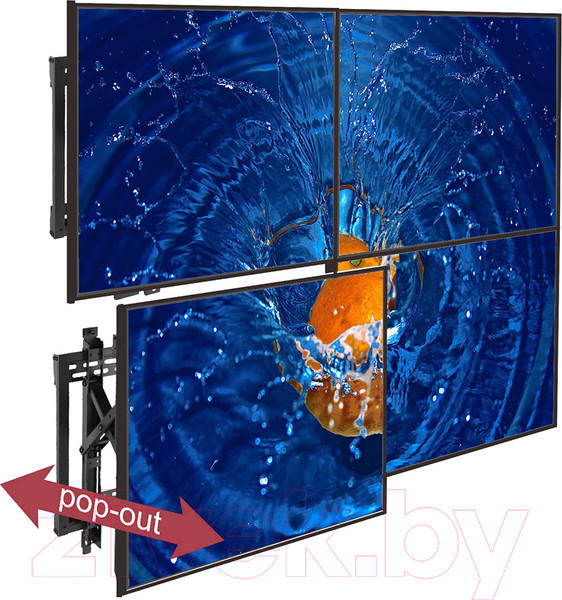 Изображение товара Каркас для видеостены ABC Mount WallPro-80 (черный)