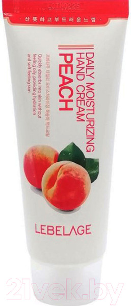 Изображение товара Крем для рук Lebelage Увлажняющий с экстрактом персика (100мл)