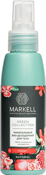 Изображение товара Дезодорант-спрей Markell Green Collection минеральный гранат (100мл)