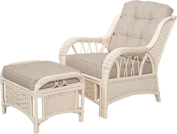 Изображение товара Пуф Мир Ротанга Алекса (белый)