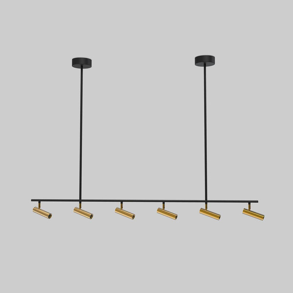 Изображение товара Спот Евросвет Barre 20252/6 LED (черный/латунь)