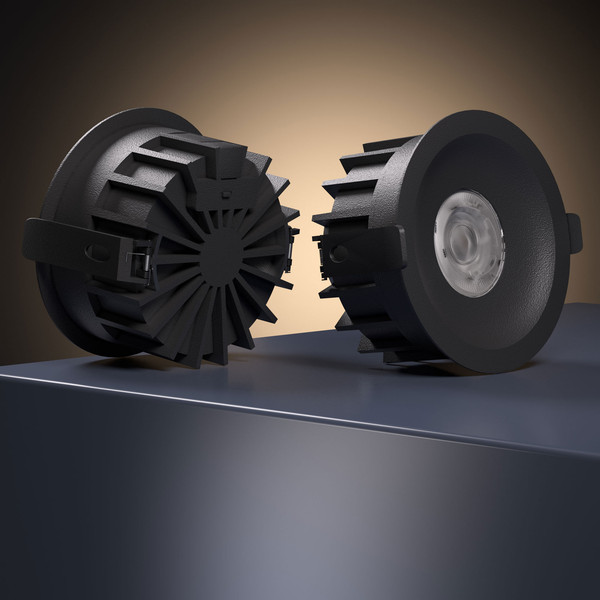 Изображение товара Точечный светильник Elektrostandard Combi 25069/LED (черный)