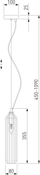 Изображение товара Потолочный светильник Евросвет Siesta 50252/1 (хром)