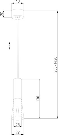 Изображение товара Потолочный светильник Elektrostandard Pino 50311 LED (золото)