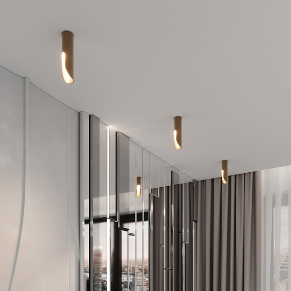 Изображение товара Точечный светильник Elektrostandard Apex 25113/LED (латунь)