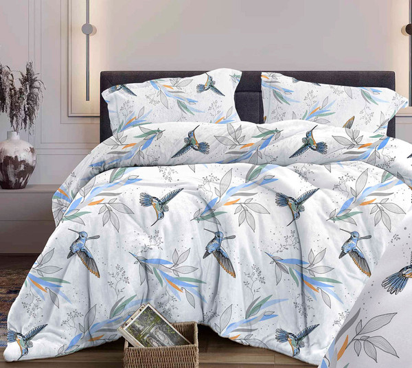 Изображение товара Комплект постельного белья Моё бельё Б Евро Колибри 340/9