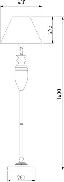 Изображение товара Торшер Евросвет Majorka 009 (белый)