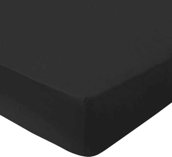 Изображение товара Простыня Milanika Блэк на резинке 160x200x20 (поплин г/к)