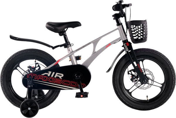 Изображение товара Детский велосипед Maxiscoo Air Pro16 2025 / MSC-A1645P (серый жемчуг, разобранный, в коробке)
