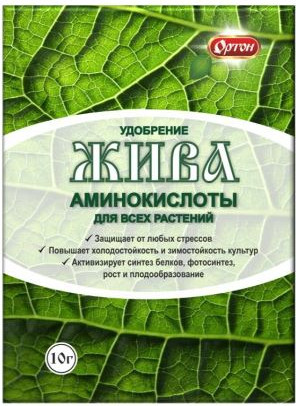 Изображение товара Удобрение Ортон Жива аминокислоты для всех растений (10гр)