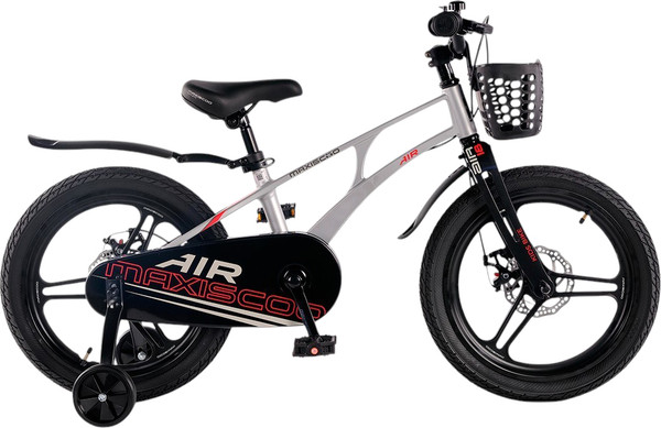 Изображение товара Детский велосипед Maxiscoo Air Pro18 2025 / MSC-A1845P (серый жемчуг, разобранный, в коробке)