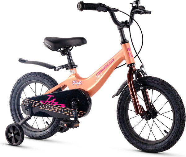 Изображение товара Детский велосипед Maxiscoo Jazz Стандарт Плюс 14 2025 / MSC-J1441 (пудра, разобранный, в коробке)