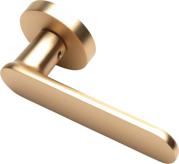 Изображение товара Ручка дверная Lockstyle Ova ZR BB (матовое золото)