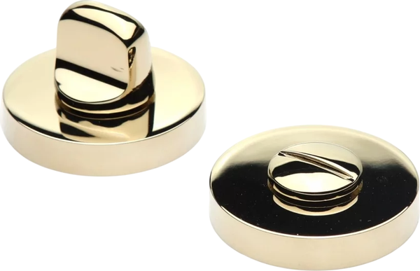 Изображение товара Фиксатор дверной защелки Lockstyle WC ZR GL (глянцевое золото, PVD покрытие)