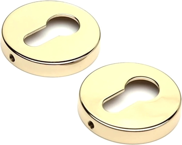 Изображение товара Накладка на цилиндр Lockstyle ET ZR GL (глянцевое золото, PVD покрытие)