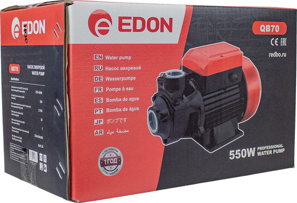 Изображение товара Поверхностный насос Edon QB70 / 37647