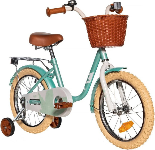 Изображение товара Детский велосипед Novatrack Maple 16 / 164MAPLE.TQ5 (светло-бирюзовый, разобранный, в коробке)