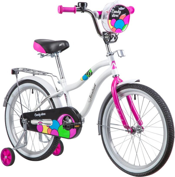 Изображение товара Детский велосипед Novatrack Candy 20 / 205CANDY.WT23 (белый)