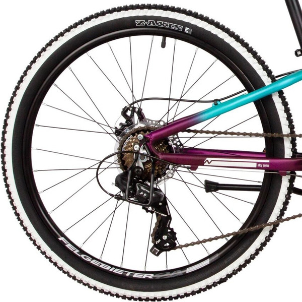 Изображение товара Велосипед Novatrack Katrina 20 / 20AHD.KATRINA.VGN5 (зеленый/фиолетовый, разобранный, в коробке)