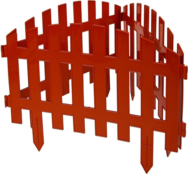 Изображение товара Изгородь декоративная GREENGO Renessans 35x210см 5 секций (коричневый)