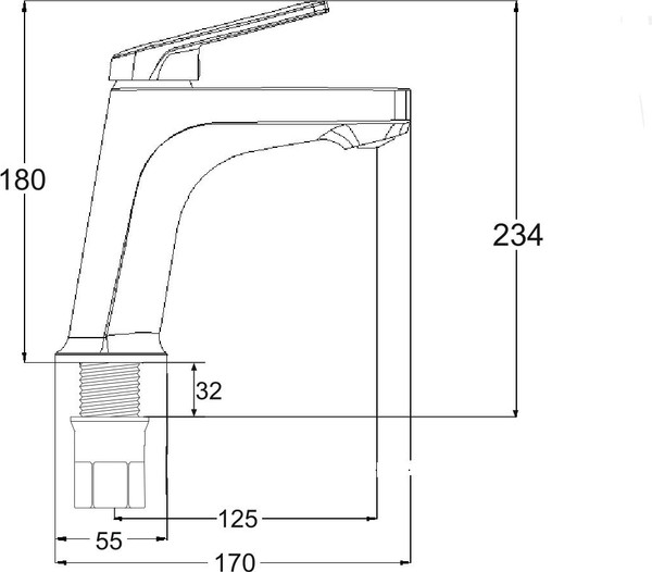 Изображение товара Смеситель РМС PL7-001F