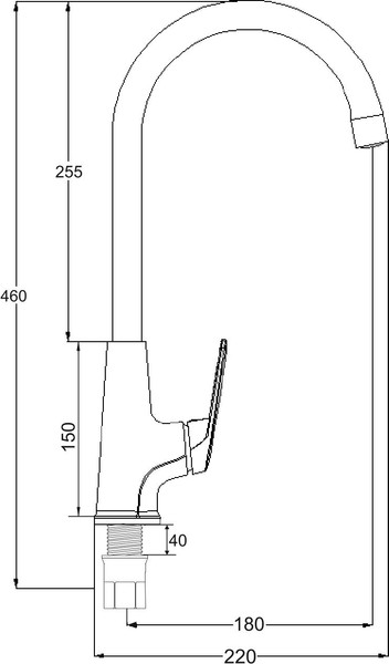 Изображение товара Смеситель РМС PL7BL-017F