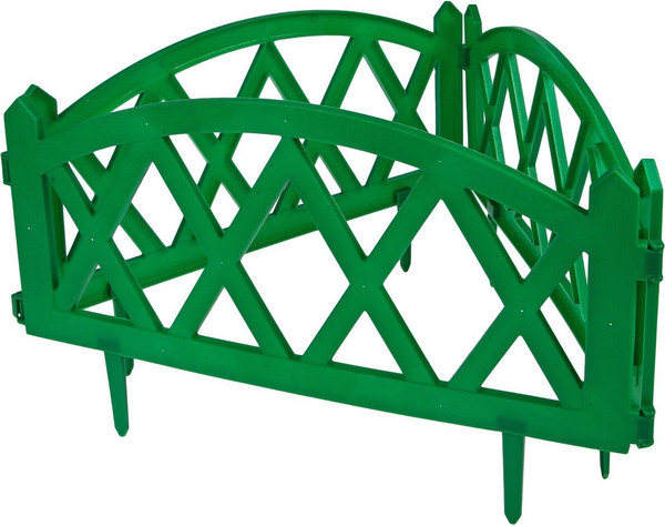 Изображение товара Изгородь декоративная GREENGO Modern 35x232см 4 секции (зеленый)