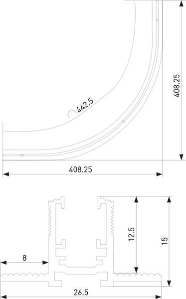 Изображение товара Шинопровод Elektrostandard Mini Magnetic 85219/00 (черный)