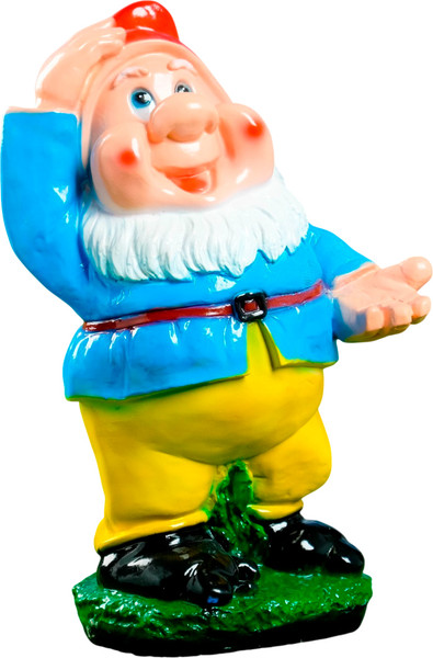 Изображение товара Фигурка для сада Хорошие сувениры Гном с протянутой рукой / 493106