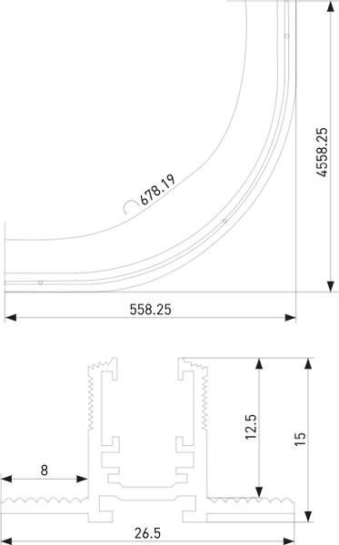 Изображение товара Шинопровод Elektrostandard Mini Magnetic 85220/00 (черный)