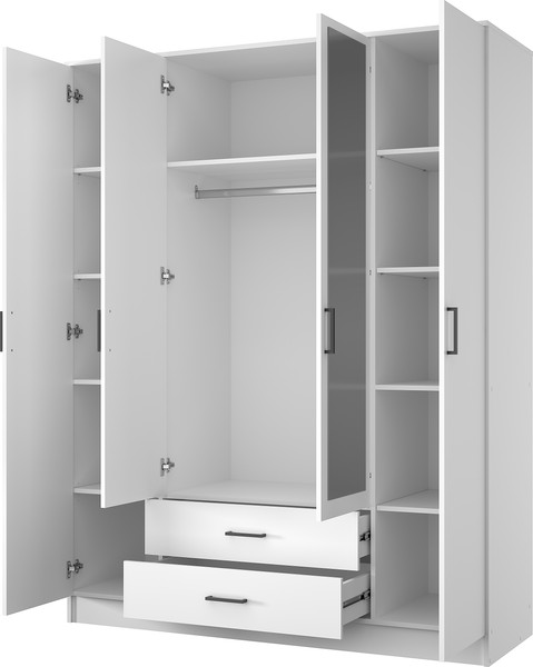 Изображение товара Шкаф Mio Tesoro Хюгге 4D2S Z (белый)