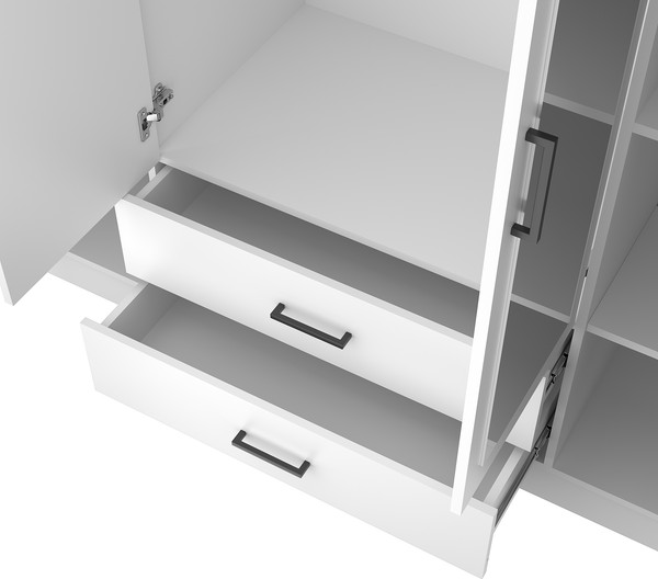 Изображение товара Шкаф Mio Tesoro Хюгге 4D2S Z (белый)