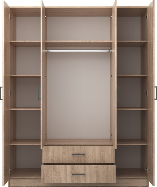 Изображение товара Шкаф Mio Tesoro Хюгге 4D2S Z (дуб сонома)