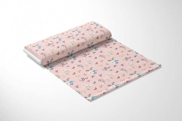 Изображение товара Простыня Samsara Бабочки на розовом 2сп Сат220ПрЦ-7