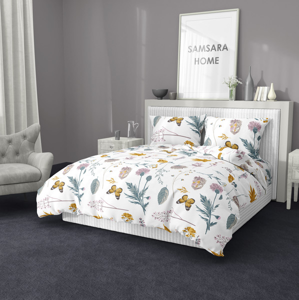 Изображение товара Простыня Samsara Home Осенний Евро Сат240ПрЦ-9