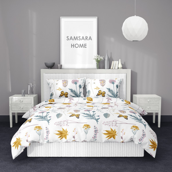 Изображение товара Простыня Samsara Home Осенний Евро Сат240ПрЦ-9