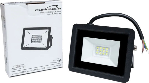 Изображение товара Прожектор СириусА SFL-30W-B-65K-3