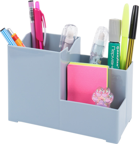 Изображение товара Органайзер настольный Darvish DV-15246-4 (серый/голубой)